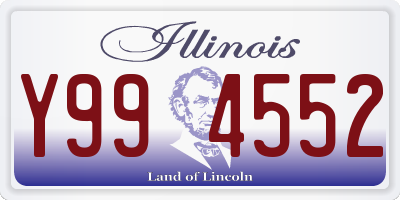 IL license plate Y994552