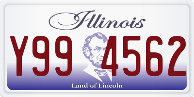 IL license plate Y994562