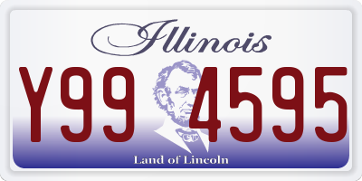 IL license plate Y994595