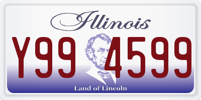 IL license plate Y994599