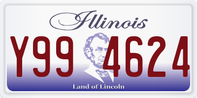 IL license plate Y994624