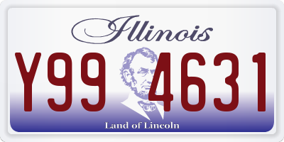 IL license plate Y994631