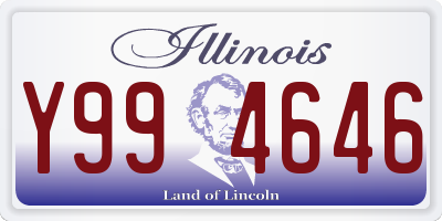 IL license plate Y994646
