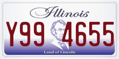 IL license plate Y994655