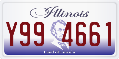IL license plate Y994661