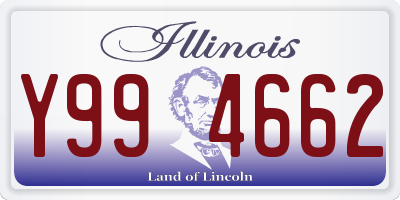 IL license plate Y994662