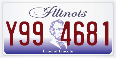 IL license plate Y994681