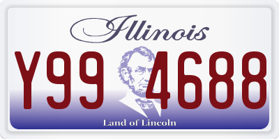 IL license plate Y994688