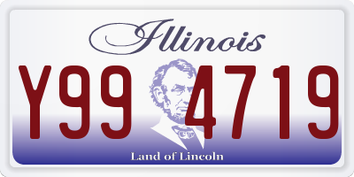 IL license plate Y994719
