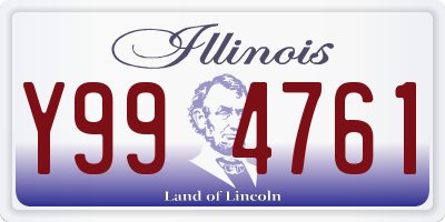IL license plate Y994761