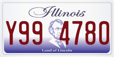 IL license plate Y994780