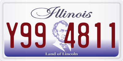 IL license plate Y994811
