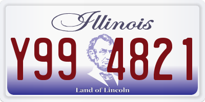 IL license plate Y994821