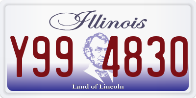 IL license plate Y994830