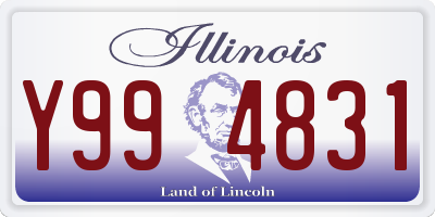 IL license plate Y994831