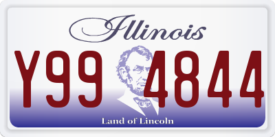 IL license plate Y994844