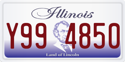 IL license plate Y994850