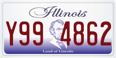 IL license plate Y994862