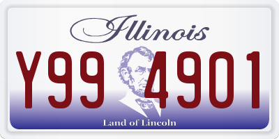 IL license plate Y994901