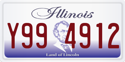 IL license plate Y994912