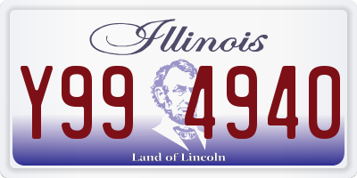 IL license plate Y994940