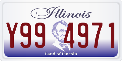 IL license plate Y994971