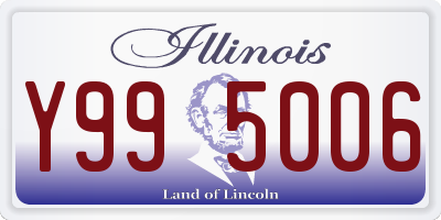 IL license plate Y995006