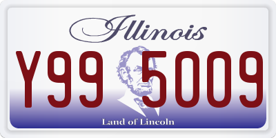 IL license plate Y995009