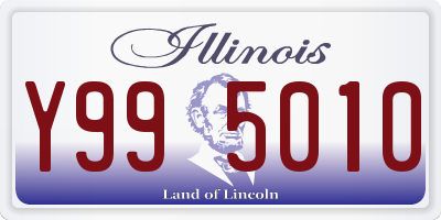 IL license plate Y995010