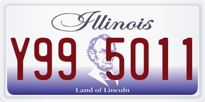 IL license plate Y995011