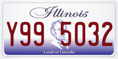 IL license plate Y995032