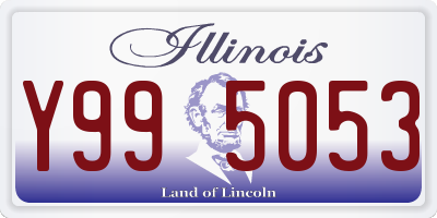 IL license plate Y995053