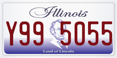 IL license plate Y995055