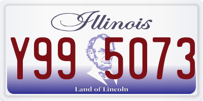 IL license plate Y995073