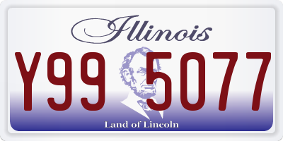 IL license plate Y995077