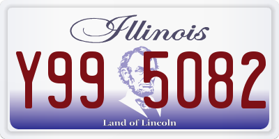 IL license plate Y995082