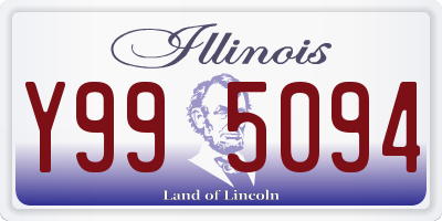 IL license plate Y995094