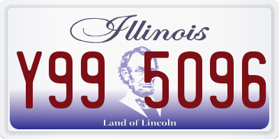 IL license plate Y995096