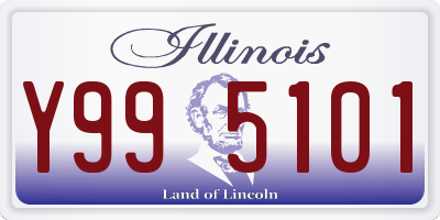 IL license plate Y995101