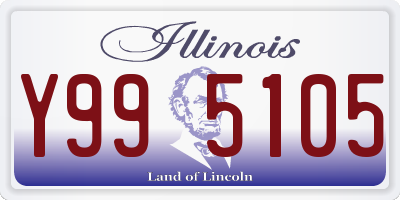 IL license plate Y995105