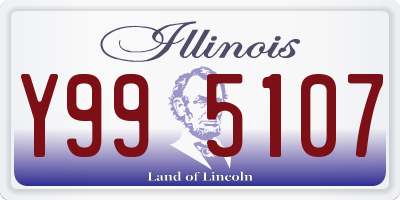 IL license plate Y995107