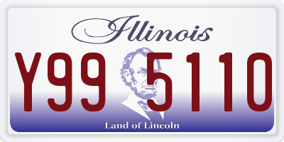 IL license plate Y995110