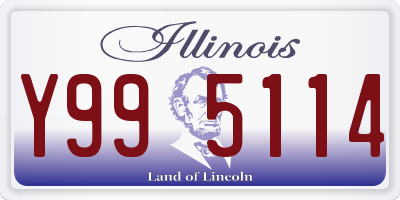 IL license plate Y995114
