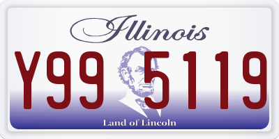 IL license plate Y995119