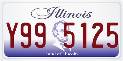 IL license plate Y995125