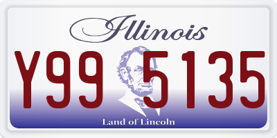 IL license plate Y995135