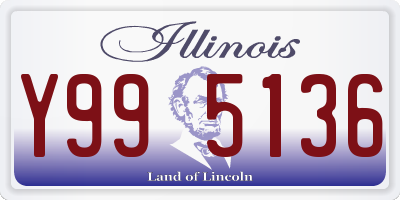 IL license plate Y995136