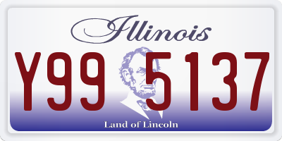 IL license plate Y995137