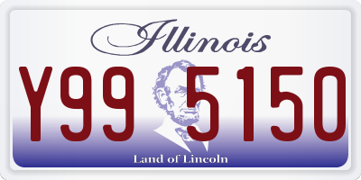 IL license plate Y995150