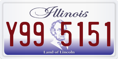IL license plate Y995151